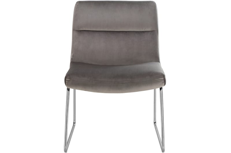 Loungenojatuoli Sentauni - Harmaa - Huonekalut - Tuoli & nojatuoli - Nojatuoli & lepotuoli - Samettinojatuoli