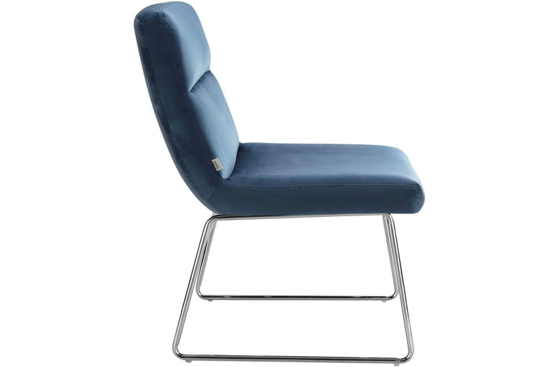 Loungenojatuoli Sentauni - Sininen - Huonekalut - Tuoli & nojatuoli - Nojatuoli & lepotuoli - Samettinojatuoli