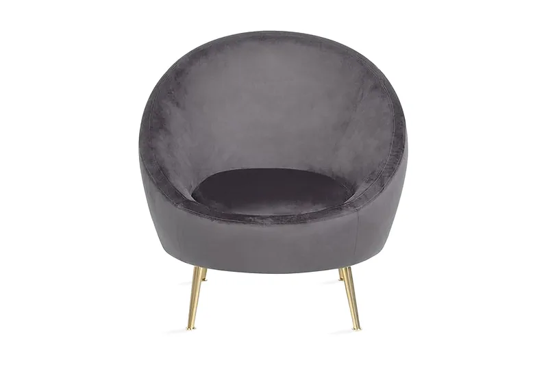 Nojatuoli Archbold Sametti, Harmaa