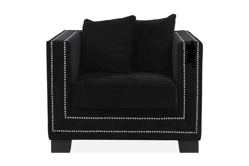 Nojatuoli Cloude - Violetti - Huonekalut - Tuoli & nojatuoli - Nojatuoli & lepotuoli - Samettinojatuoli