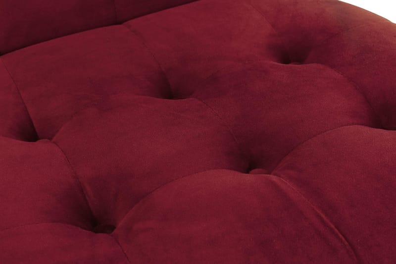 Nojatuoli Treni Sametti - Punainen/Musta - Huonekalut - Tuoli & nojatuoli - Nojatuoli & lepotuoli - Samettinojatuoli