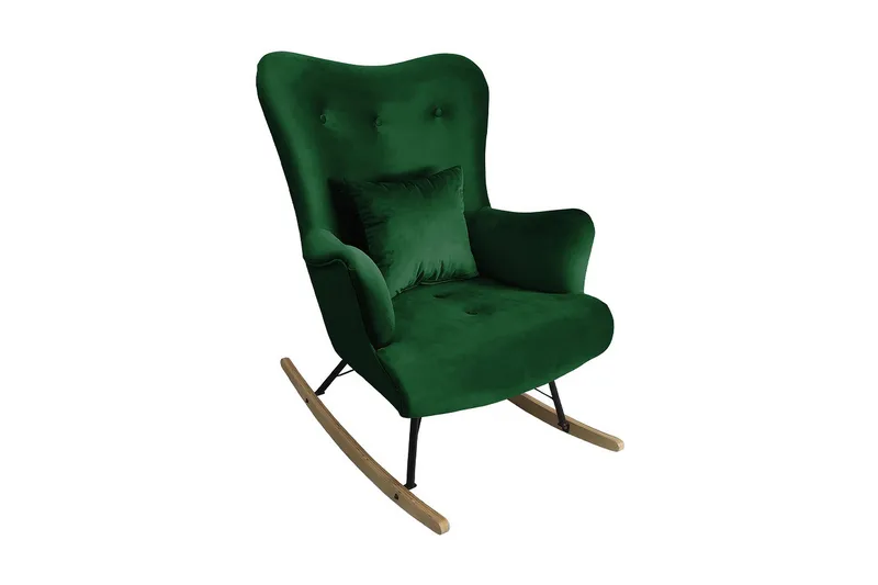 Nojatuoli Witolin - Sametti/Vihreä - Huonekalut - Tuoli & nojatuoli - Nojatuoli & lepotuoli - Samettinojatuoli