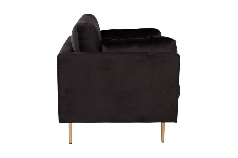 Samettinojatuoli Boom - Musta - Huonekalut - Tuoli & nojatuoli - Nojatuoli & lepotuoli