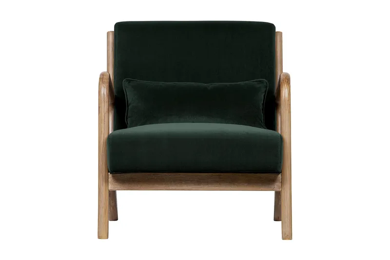 Samettinojatuoli Incoma - Vihreä - Huonekalut - Tuoli & nojatuoli - Nojatuoli & lepotuoli