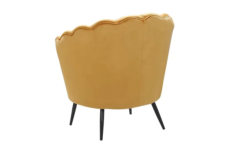 Samettinojatuoli Midfield - Keltainen - Huonekalut - Tuoli & nojatuoli - Nojatuoli & lepotuoli - Samettinojatuoli