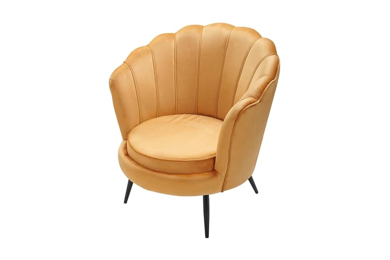 Samettinojatuoli Midfield - Keltainen - Huonekalut - Tuoli & nojatuoli - Nojatuoli & lepotuoli
