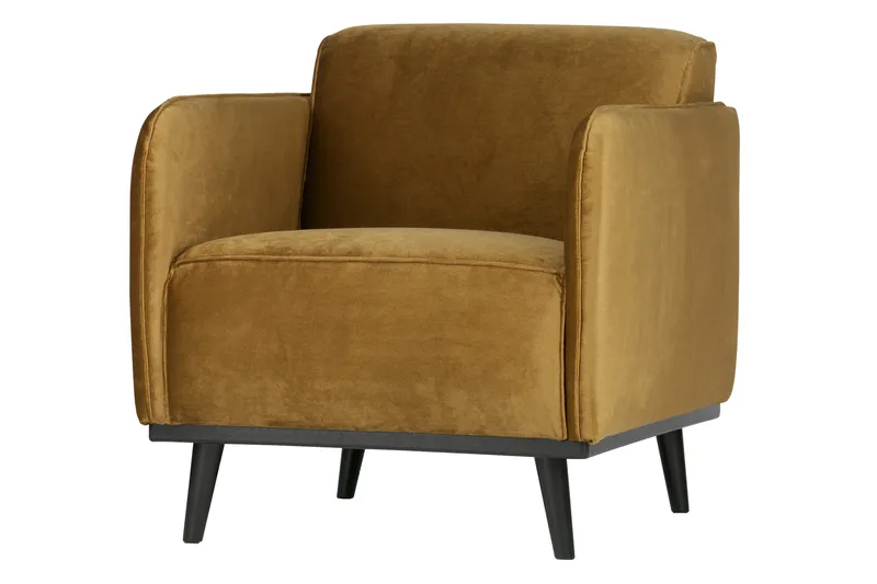 Samettinojatuoli Nowell - Hunajankeltainen - Huonekalut - Tuoli & nojatuoli - Nojatuoli & lepotuoli