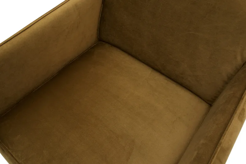 Samettinojatuoli Nowell - Hunajankeltainen - Huonekalut - Tuoli & nojatuoli - Nojatuoli & lepotuoli - Samettinojatuoli