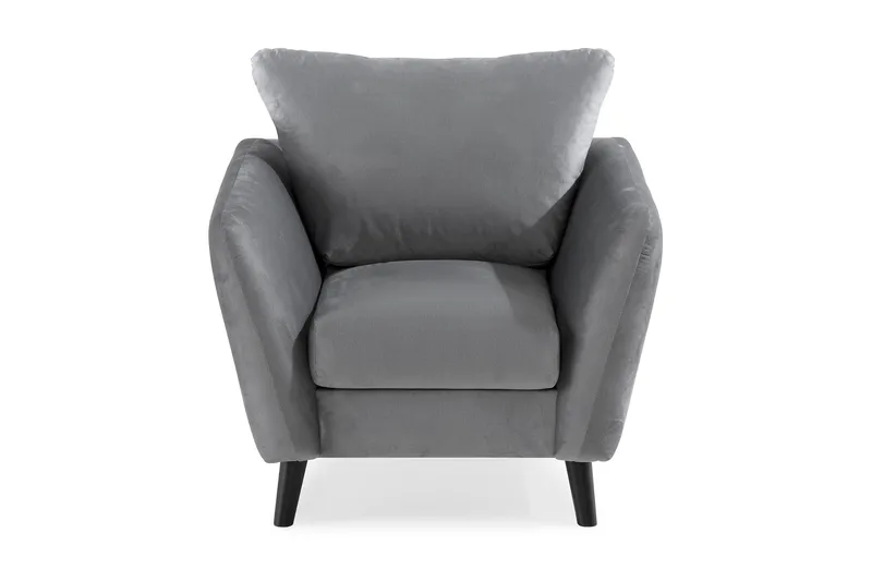 Trend Nojatuoli - Vaaleanharmaa - Huonekalut - Tuoli & nojatuoli - Nojatuoli & lepotuoli - Samettinojatuoli