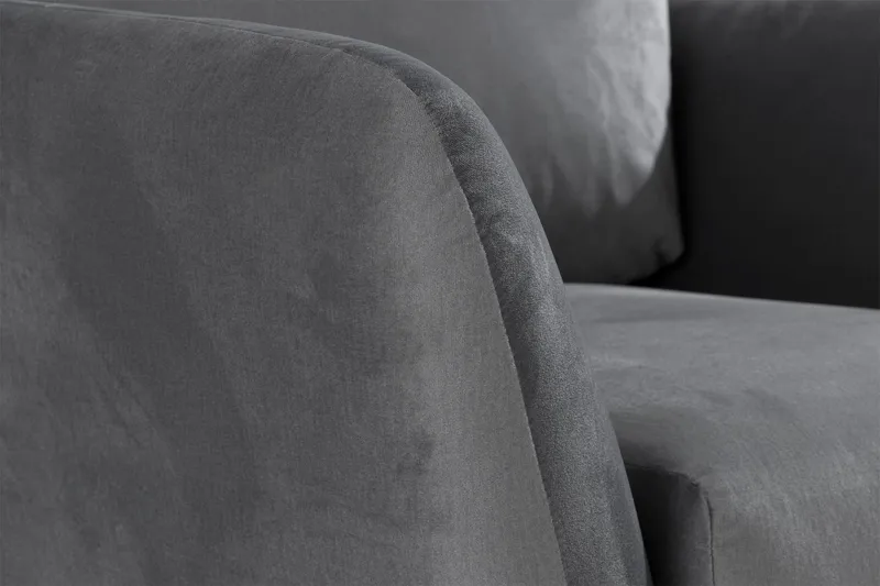 Trend Nojatuoli - Vaaleanharmaa - Huonekalut - Tuoli & nojatuoli - Nojatuoli & lepotuoli - Samettinojatuoli