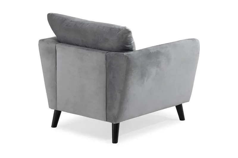 Trend Nojatuoli - Vaaleanharmaa - Huonekalut - Tuoli & nojatuoli - Nojatuoli & lepotuoli - Samettinojatuoli