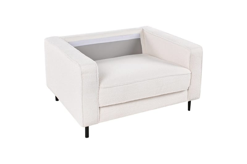 Nojatuoli Savalen - Valkoinen, Musta, Valkoinen, musta - Huonekalut - Tuoli & nojatuoli - Nojatuoli & lepotuoli