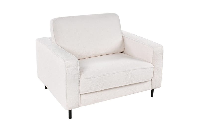 Nojatuoli Savalen - Valkoinen, Musta, Valkoinen, musta - Huonekalut - Tuoli & nojatuoli - Nojatuoli & lepotuoli