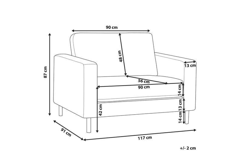 Nojatuoli Savalen - Valkoinen, Musta, Valkoinen, musta - Huonekalut - Tuoli & nojatuoli - Nojatuoli & lepotuoli