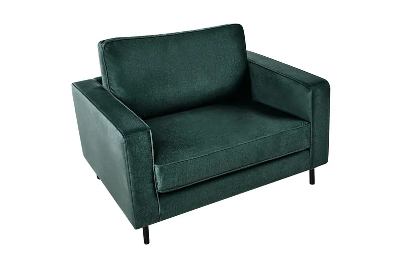 Nojatuoli Savalen - Vihreä, musta - Huonekalut - Tuoli & nojatuoli - Nojatuoli & lepotuoli