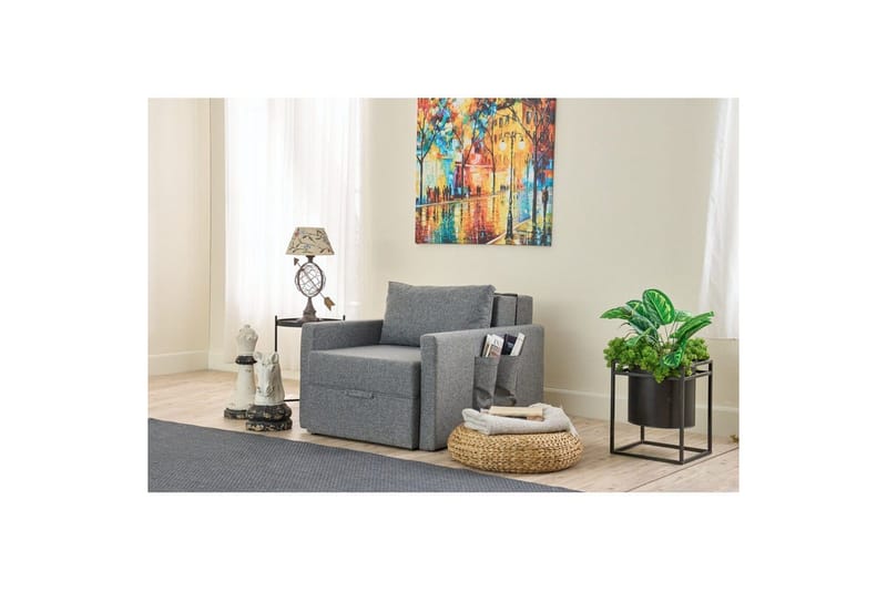 Savra Vuodetuoli - Harmaa - Huonekalut - Sohva - Vuodesohva