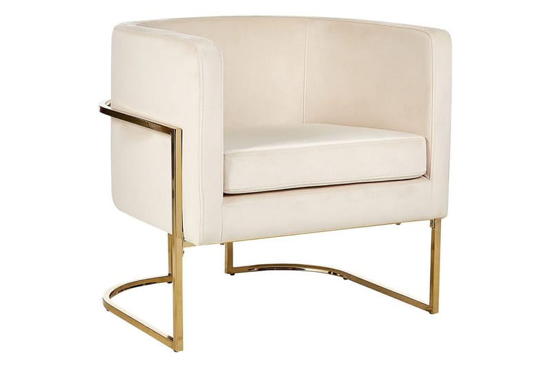 Nojatuoli Sirkka, Beige, kulta