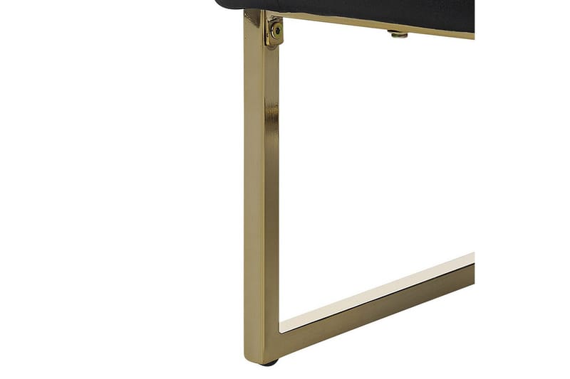 Nojatuoli Sirkka - Musta, kulta - Huonekalut - Tuoli & nojatuoli - Nojatuoli & lepotuoli