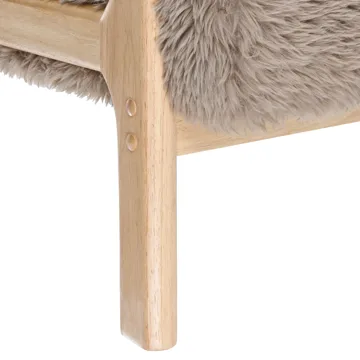 Nojatuoli Skovde - Taupe - Huonekalut - Tuoli & nojatuoli - Nojatuoli & lepotuoli