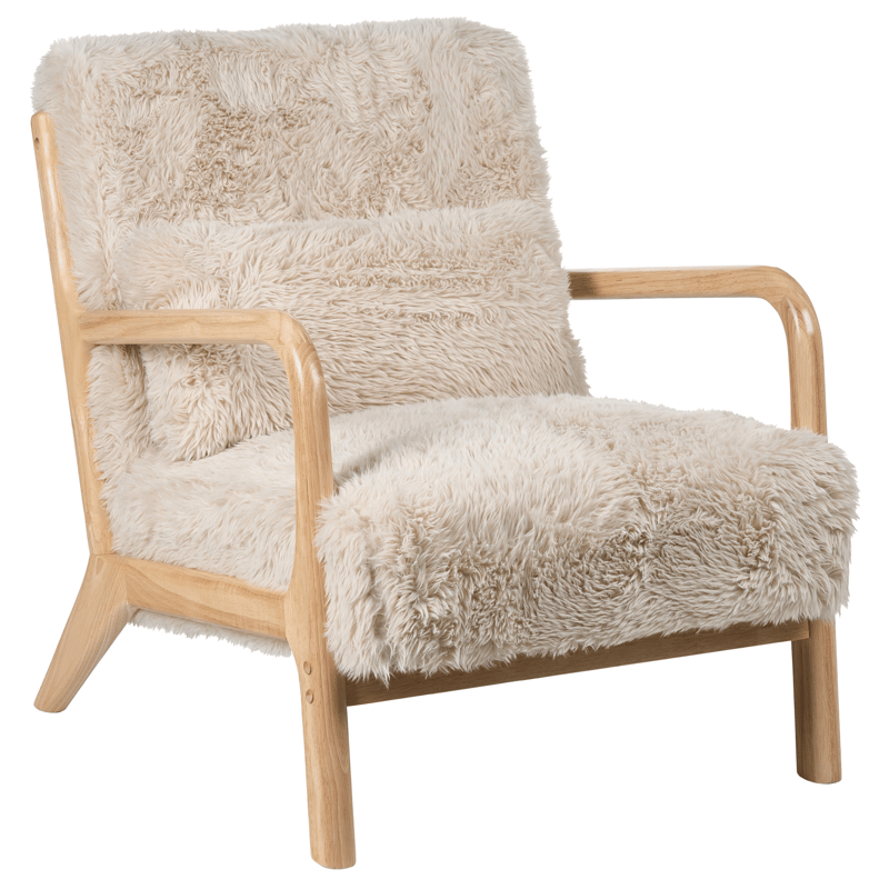 Nojatuoli Skovde - Vaalea beige - Huonekalut - Tuoli & nojatuoli - Nojatuoli & lepotuoli