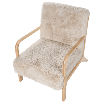 Nojatuoli Skovde - Vaalea beige - Huonekalut - Tuoli & nojatuoli - Nojatuoli & lepotuoli