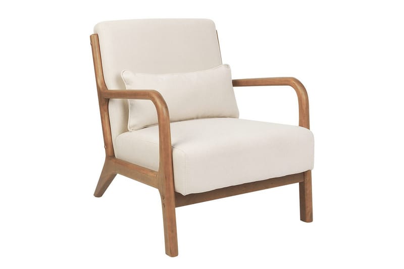 Nojatuoli Skovde, Vaaleanbeige, vaalea puu