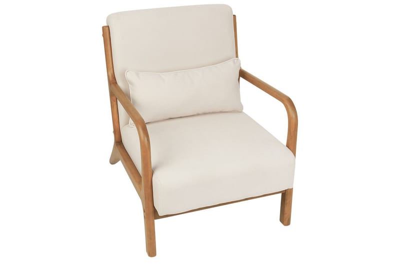 Nojatuoli Skovde - Vaaleanbeige, vaalea puu - Huonekalut - Tuoli & nojatuoli - Nojatuoli & lepotuoli