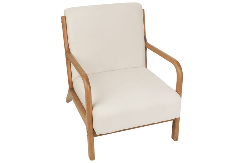 Nojatuoli Skovde - Vaaleanbeige, vaalea puu - Huonekalut - Tuoli & nojatuoli - Nojatuoli & lepotuoli