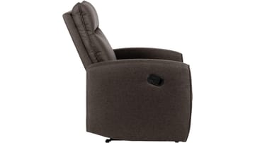 Solvane recliner-nojatuoli kankaasta - Harmaanruskea - Huonekalut - Tuoli & nojatuoli - Nojatuoli & lepotuoli - Mekanismituoli