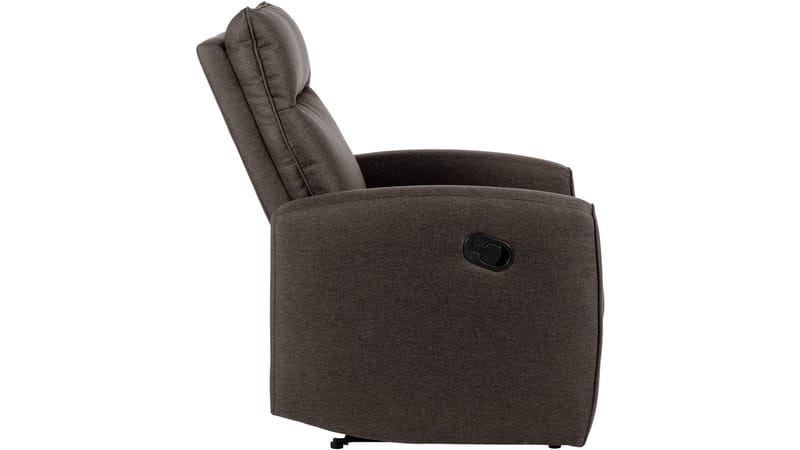 Solvane recliner-nojatuoli kankaasta - Harmaanruskea - Huonekalut - Tuoli & nojatuoli - Nojatuoli & lepotuoli - Mekanismituoli