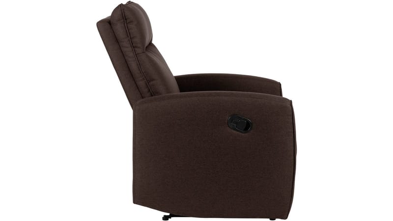 Solvane recliner-nojatuoli kankaasta - Suklaanruskea - Huonekalut - Tuoli & nojatuoli - Nojatuoli & lepotuoli - Mekanismituoli