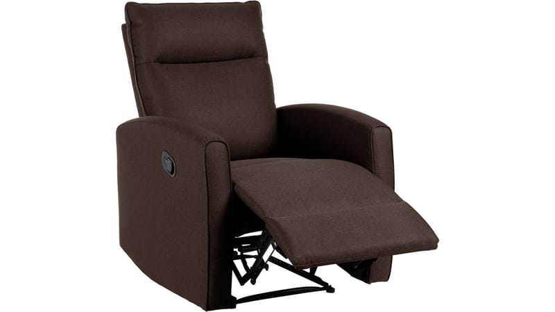 Solvane recliner-nojatuoli kankaasta - Suklaanruskea - Huonekalut - Tuoli & nojatuoli - Nojatuoli & lepotuoli - Mekanismituoli