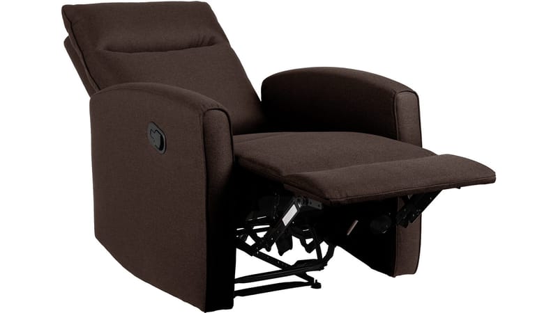 Solvane recliner-nojatuoli kankaasta - Suklaanruskea - Huonekalut - Tuoli & nojatuoli - Nojatuoli & lepotuoli - Mekanismituoli