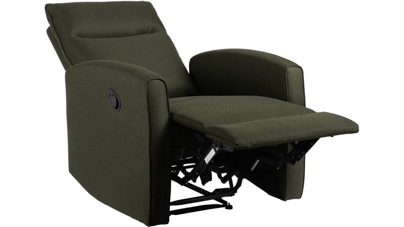 Solvane recliner-nojatuoli kankaasta - Vihreä - Huonekalut - Tuoli & nojatuoli - Nojatuoli & lepotuoli - Mekanismituoli