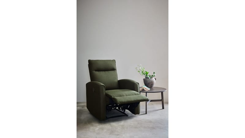 Solvane recliner-nojatuoli kankaasta - Vihreä - Huonekalut - Tuoli & nojatuoli - Nojatuoli & lepotuoli - Mekanismituoli