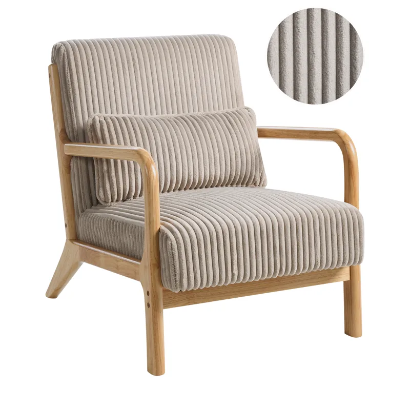 Nojatuoli Sorsele, vaaleanruskea, beige