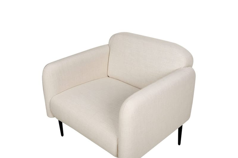 Nojatuoli Stouby - Beige, musta - Huonekalut - Tuoli & nojatuoli - Nojatuoli & lepotuoli