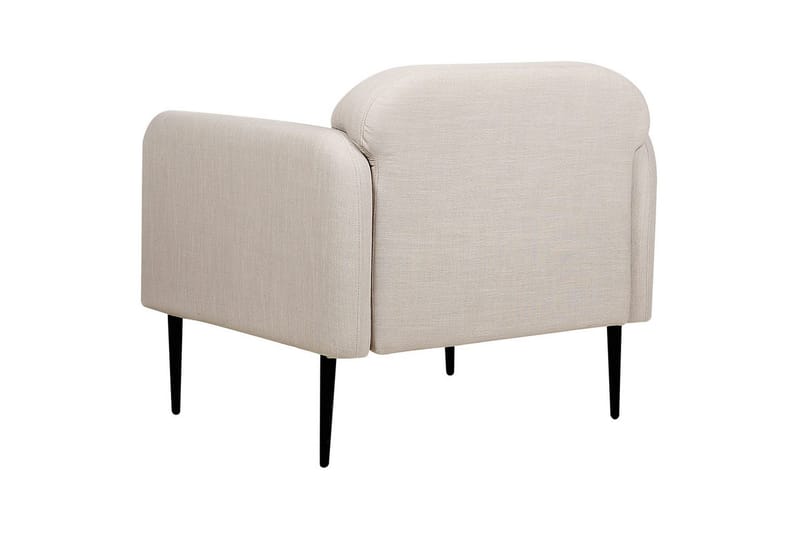 Nojatuoli Stouby - Taupe, musta - Huonekalut - Tuoli & nojatuoli - Nojatuoli & lepotuoli