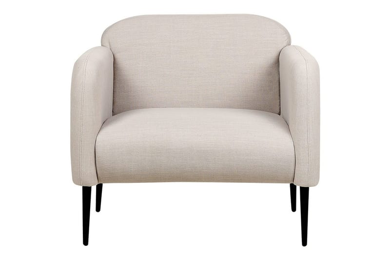 Nojatuoli Stouby - Taupe, musta - Huonekalut - Tuoli & nojatuoli - Nojatuoli & lepotuoli