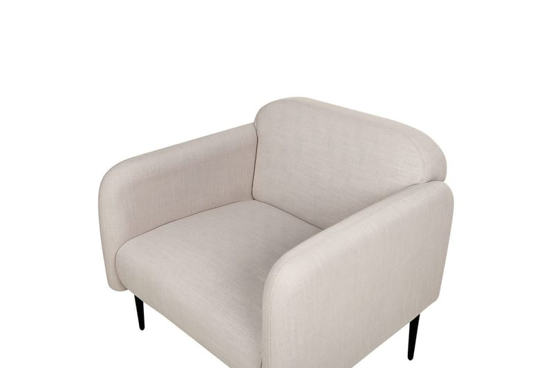 Nojatuoli Stouby - Taupe, musta - Huonekalut - Tuoli & nojatuoli - Nojatuoli & lepotuoli