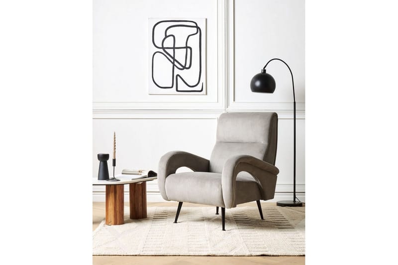 Nojatuoli Svalov - Harmaa - Huonekalut - Tuoli & nojatuoli - Nojatuoli & lepotuoli