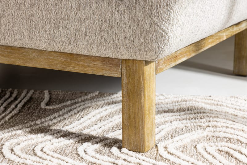 Tavallinen käsinojallinen nojatuoli Venture Home Olympos-nojatuoli Beige - Huonekalut - Tuoli & nojatuoli - Nojatuoli & lepotuoli