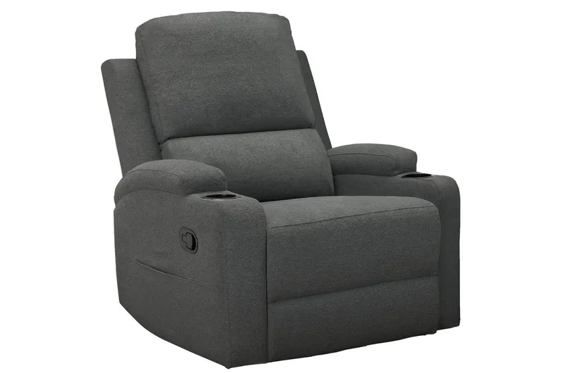 Tavallinen lepotuoli Loft24 Recliner-nojatuoli Loft24 Dallas Harmaa Belfast-kangas, undefined