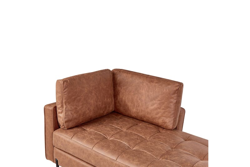 Toliman Lepotuoli 172 cm Vasemmalta - Ruskea/Musta - Huonekalut - Tuoli & nojatuoli - Nojatuoli & lepotuoli - Makuutuoli & divaanituoli