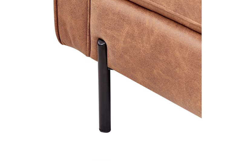 Toliman Lepotuoli 172 cm Vasemmalta - Ruskea/Musta - Huonekalut - Tuoli & nojatuoli - Nojatuoli & lepotuoli - Makuutuoli & divaanituoli