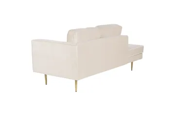 Topo Lepotuoli 171 cm Oikealta - Beige/Kulta - Huonekalut - Tuoli & nojatuoli - Nojatuoli & lepotuoli - Makuutuoli & divaanituoli
