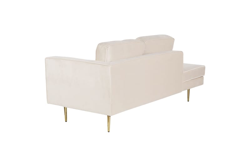 Topo Lepotuoli 171 cm Oikealta - Beige/Kulta - Huonekalut - Tuoli & nojatuoli - Nojatuoli & lepotuoli - Makuutuoli & divaanituoli