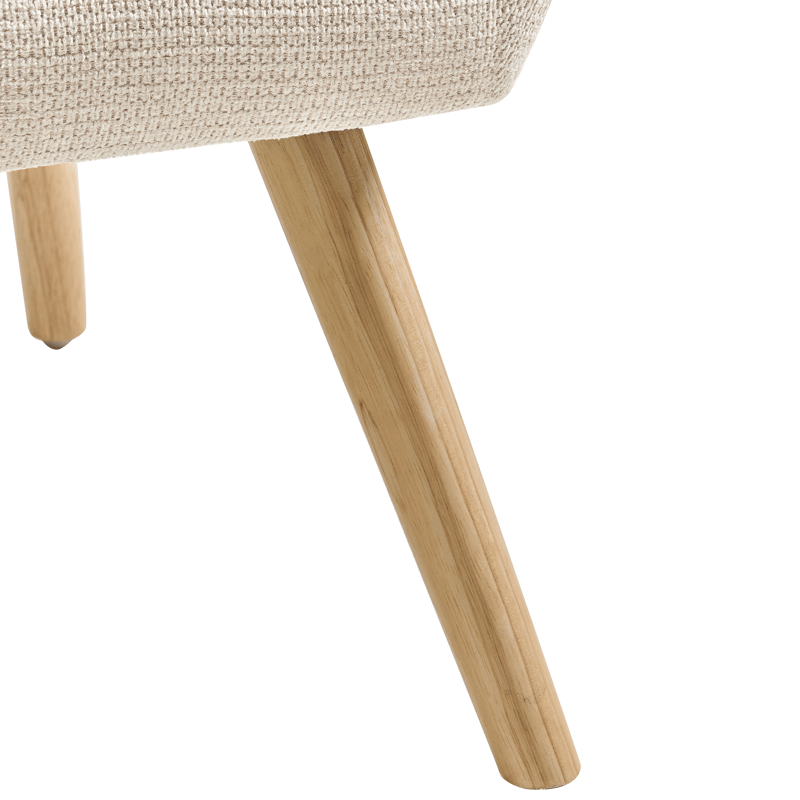 Nojatuoli Torud - Vaalea beige - Huonekalut - Tuoli & nojatuoli - Nojatuoli & lepotuoli