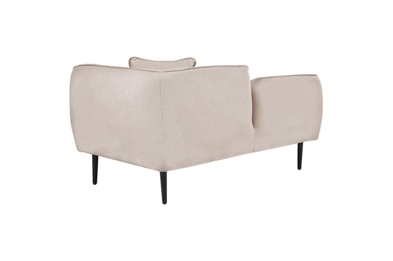 Toyoki Lepotuoli 138 cm Oikealta - Beige/Musta - Huonekalut - Tuoli & nojatuoli - Nojatuoli & lepotuoli - Makuutuoli & divaanituoli