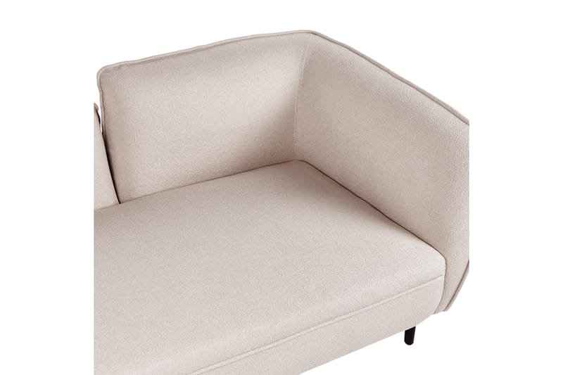 Toyoki Lepotuoli 138 cm Oikealta - Beige/Musta - Huonekalut - Tuoli & nojatuoli - Nojatuoli & lepotuoli - Makuutuoli & divaanituoli
